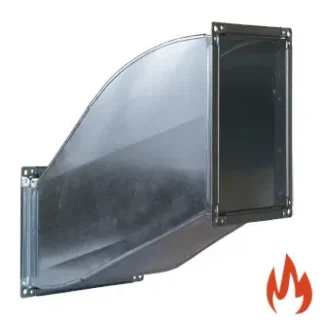 Piesa deviatie rectangulara tip S redusa- Desfumare