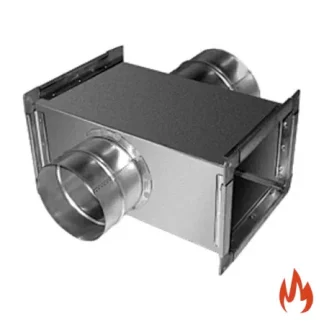 Piesa tip X pentru conducte rectangulare si circulare - Desfumare