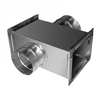 Piesa tip X pentru conducte rectangulare si circulare