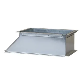 Piesa racord rectangular – suprafata plana