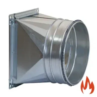 Piesa de schimbare a sectiunii rectangulare / circulare - Desfumare
