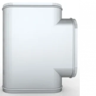 Teu la 90° pentru conducte ovale