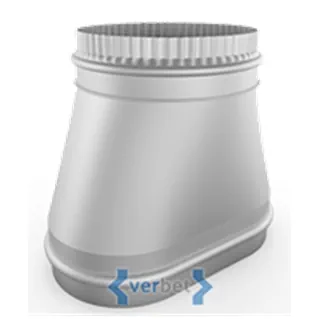 Piesa de schimbare a sectiunii ovale / circulare