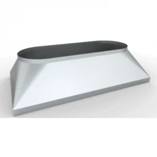 Piesa de schimbare a sectiunii ovale - rectangulare (varianta 1)