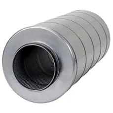 Atenuator de zgomot circular (grosime izolatie 50 mm)