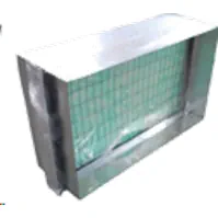 Cutie filtranta cu flansa integrata cu filtru plat