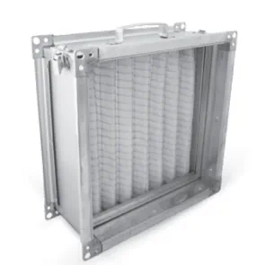 Cutie filtranta rectangulara cu filtru gofrat