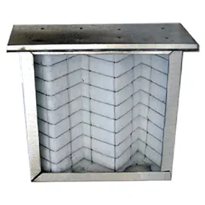 Filtru de inlocuire gofrat pentru cutie cu racord circular